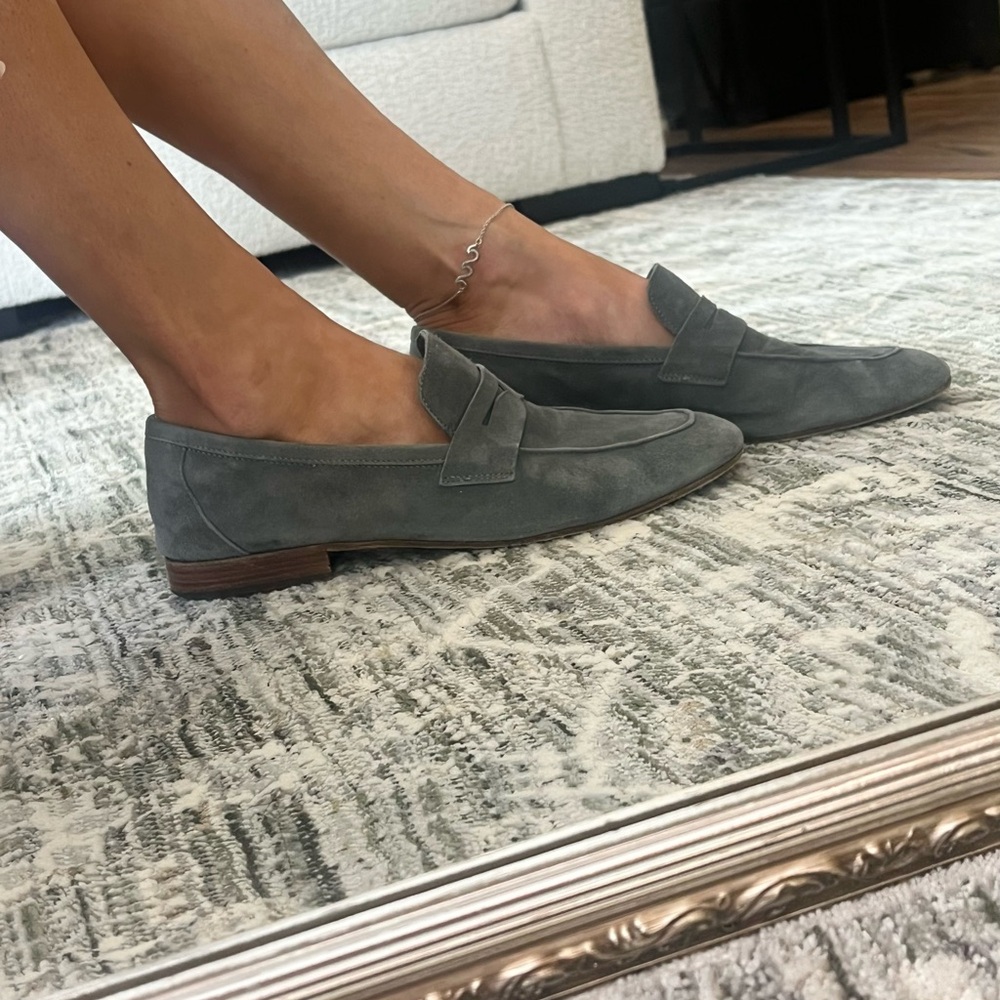 M. GEMI Sacca Donna Gray suede women’s loafers size 40